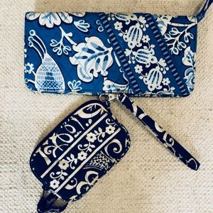Almost vintage Vera Bradley wallet & change purse